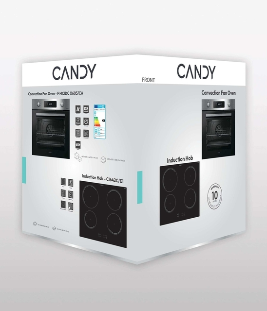 Candy P CI25XCI642C/E Sütő + főzőlap Fő kép