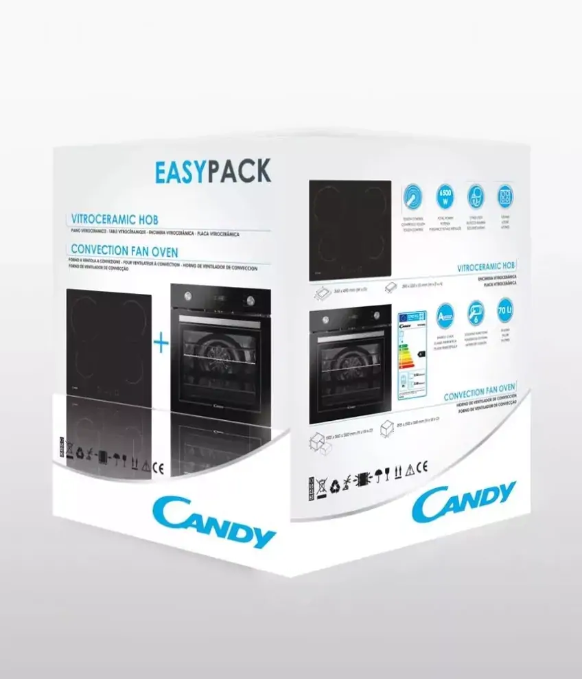 Candy PCT25CXCH64CCB Sütő + főzőlap Fő kép