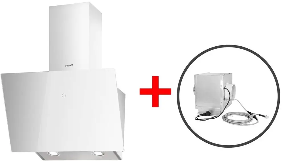 Cata LENA 600 XGWH motor nélkül + SEM1T850 külső motor kürtős páraelszívó Fő kép