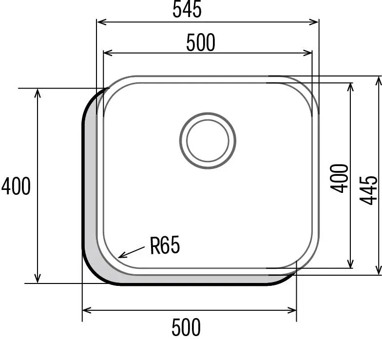 Cata CBP 50-40 /A - ÚJ! Rozsdamentes mosogatótálcák kép 2