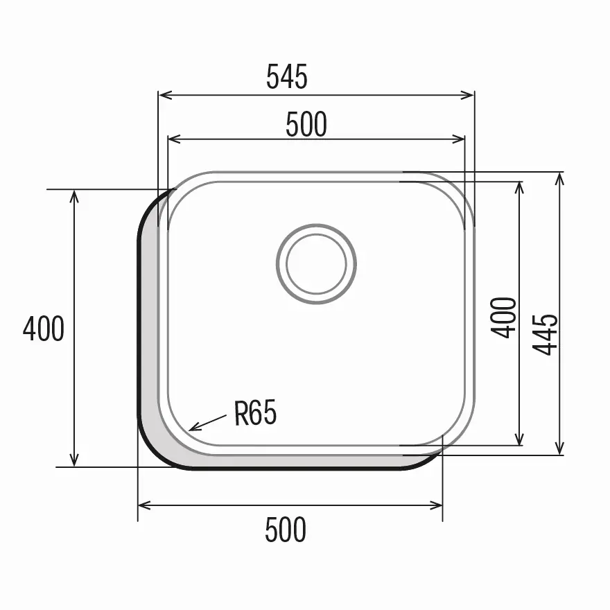Cata CB 50-40 /A - ÚJ! Rozsdamentes mosogatótálcák kép 2