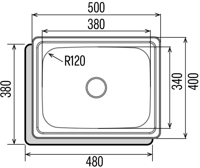 Cata CSS-1 /A - ÚJ! Rozsdamentes mosogatótálcák kép 2