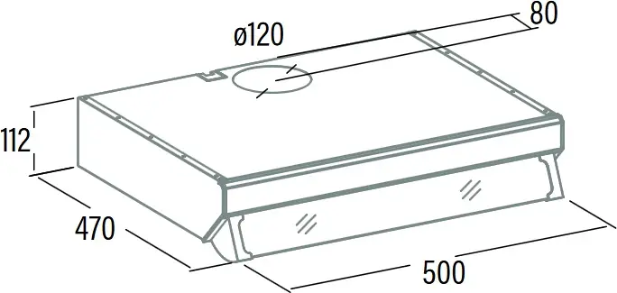 Cata F-2050 WH/L fehér standard páraelszívó kép 2