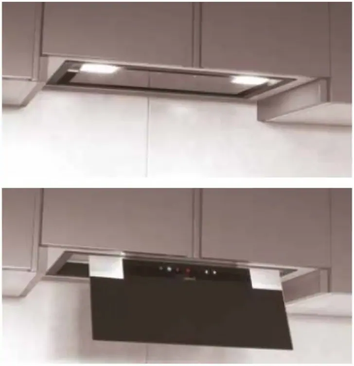 Cata GC-DUAL 75 XGBK/D kürtőbe építhető páraelszívó kép 2