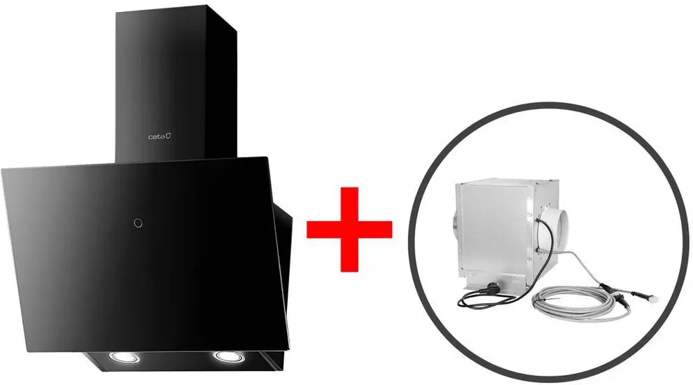 Cata LENA 600 XGBK motor nélkül + SEM1T850 külső motor kürtős páraelszívó Fő kép