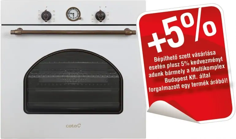 Cata MRA-7108 WH beépíthető önálló sütő Fő kép