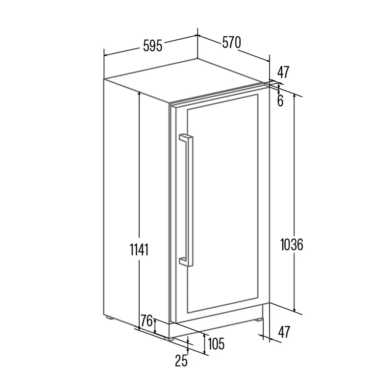 Cata VI-59103 FS BK - ÚJ! borhűtő kép 2