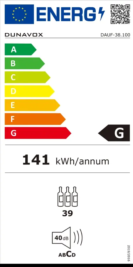 Dunavox DAUF-38.100DSS borhűtő kép 5