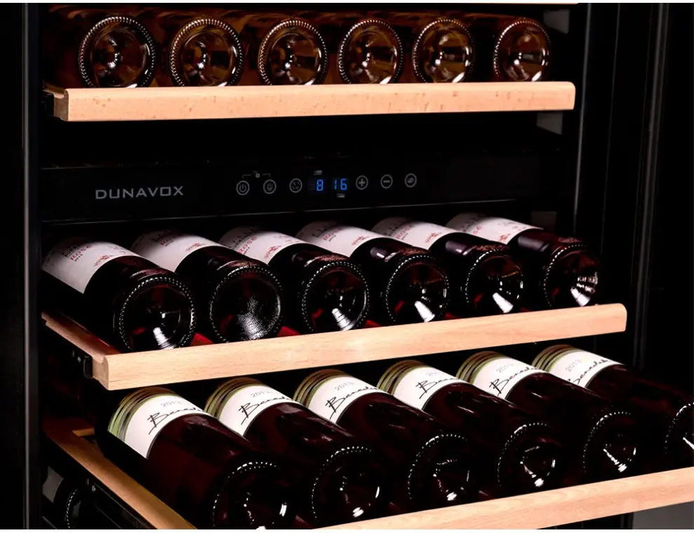 Dunavox DX-166.428DBK beépíthető borhűtő kép 3