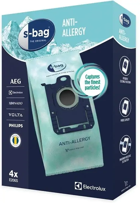 Electrolux E206S s-bag® Antiallergén porzsák kép 5