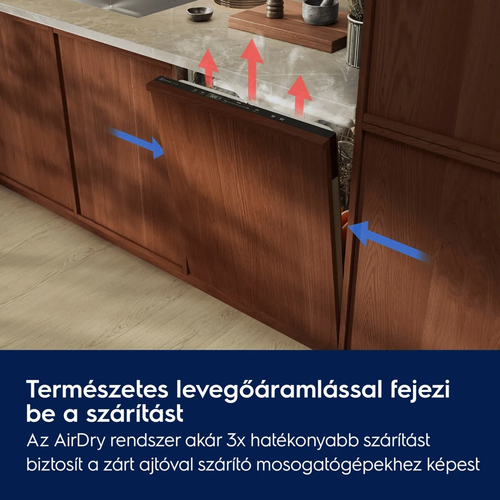 Electrolux E52LC101S BI Mosogatógép 60 cm integrált kép 5