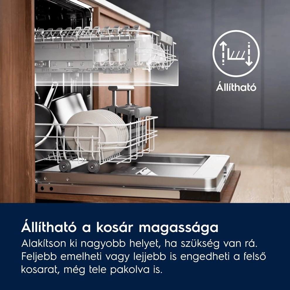 Electrolux E62LA200S BI Mosogatógép 60 cm integrált kép 8