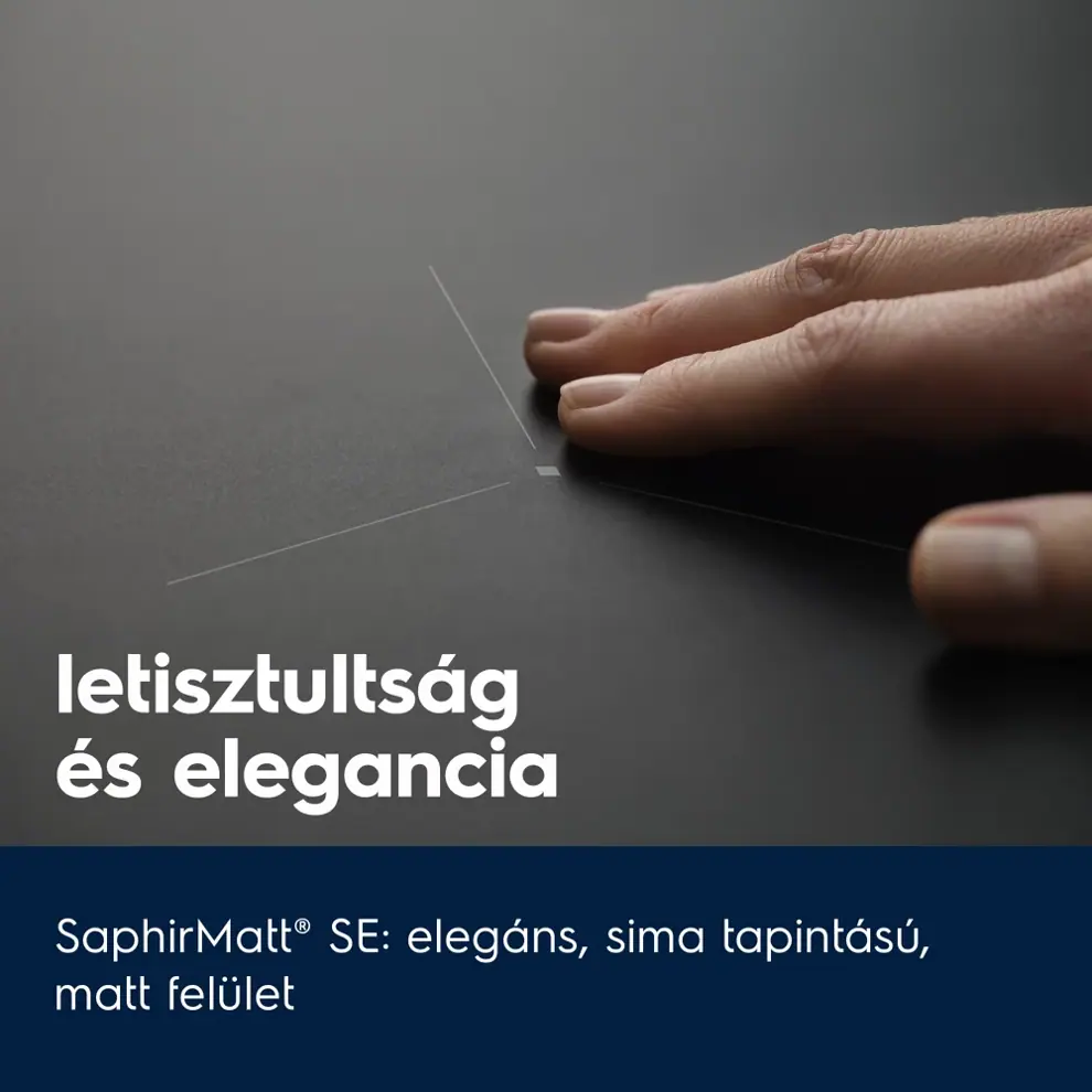 Electrolux EIT60433CT 500 Indukciós főzőlap, SaphirMatt ® SE üvegfelület 60 cm kép 3