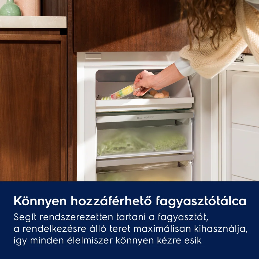 Electrolux ENA7CE18S3 BI Hűtő alulfagyasztós NF kép 5