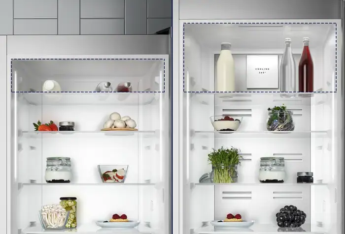 Electrolux ENG8MD19S BI Hűtő alulfagyasztós NF kép 4