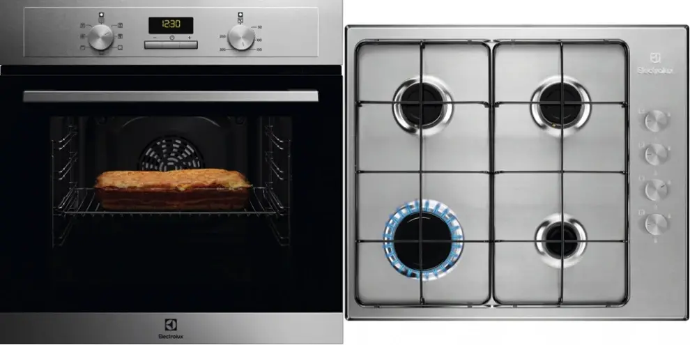 Electrolux EOF3H00BX+KGS6404SX beépíthető sütő + beépíthető főzőlap Fő kép