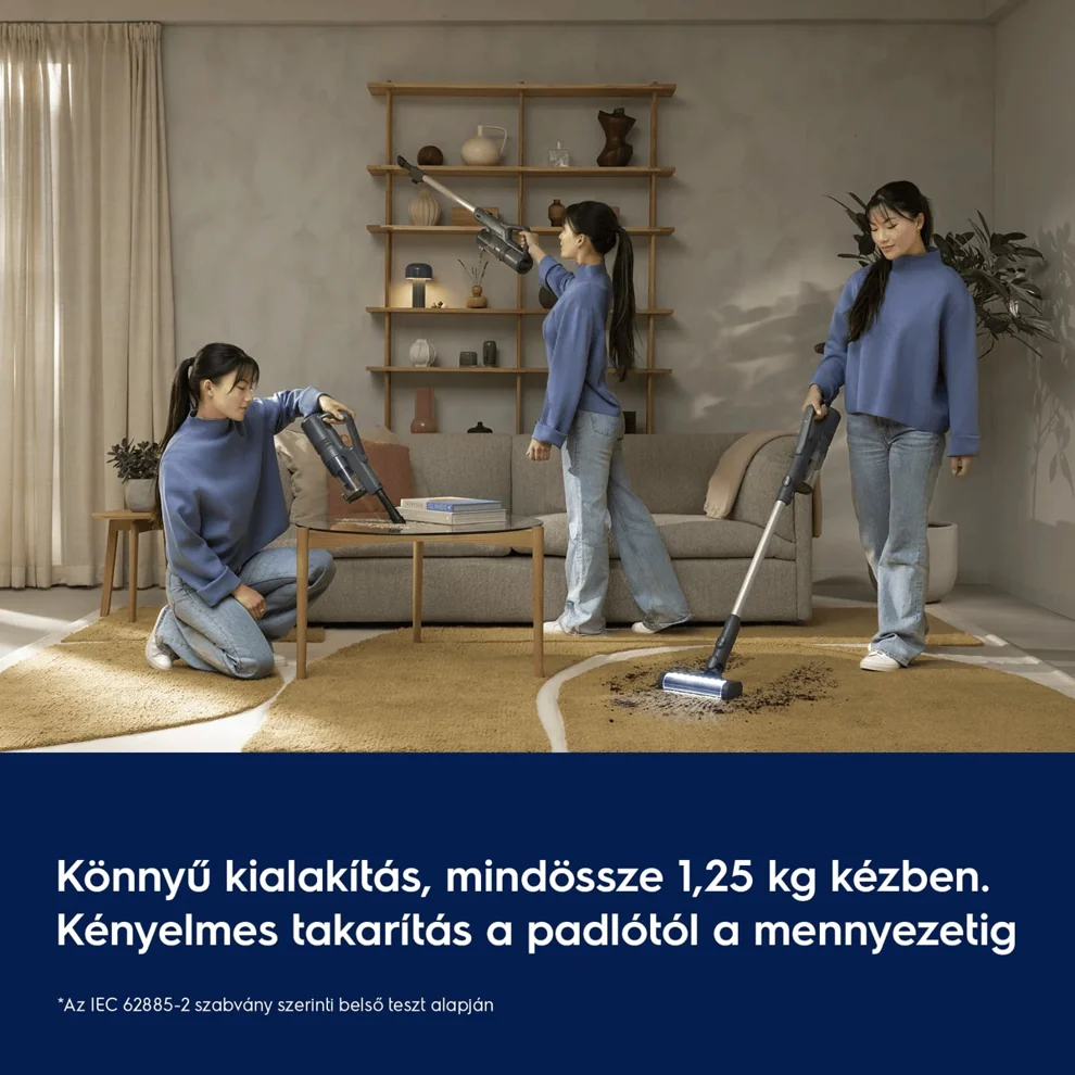 Electrolux EP51UH18DB VEZETÉKNÉLKÜLI AKKUMULÁTOROS PORSZÍVÓ kép 4