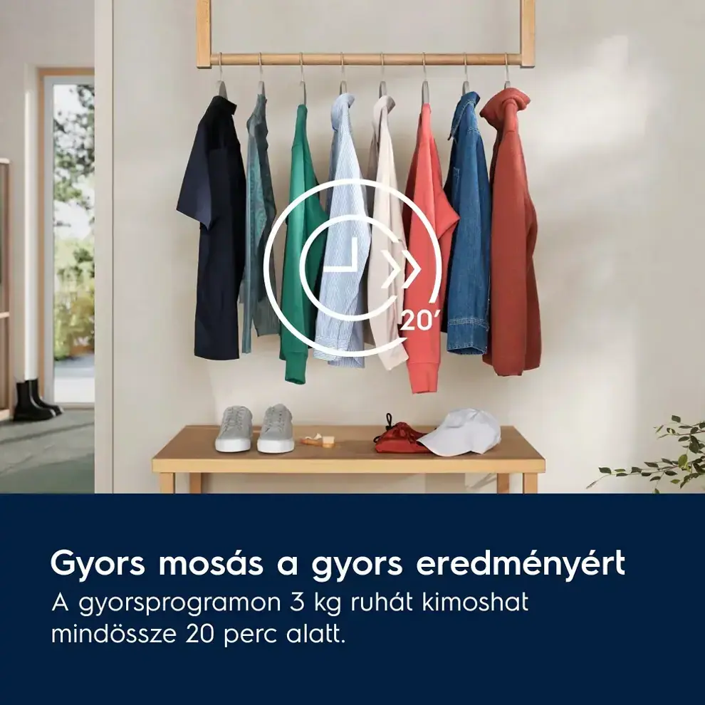 Electrolux EW6F3494E + EW7D394UE mosógép + szárító kép 4