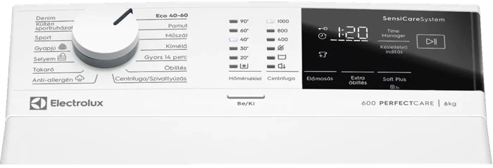 Electrolux EW6T206H Mosógép felültöltős kép 2