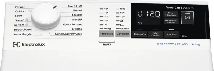 Electrolux EW6TN4262H PerfectCare 600 Felültöltős mosógép kép 8