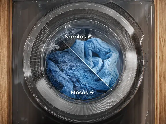 Electrolux EW7W4492E SteamCare 700 Mosó-szárító gép gőzprogrammal kondenzációs szárítás kép 9