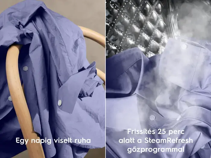 Electrolux EW8W4402QE UltraCare 800 Mosó-szárító gép gőzprogrammal kondenzációs szárítás kép 7