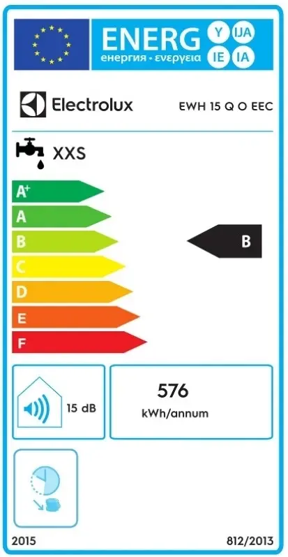 Electrolux EWH 15 Q-BIC O Vízmelegítő kép 4