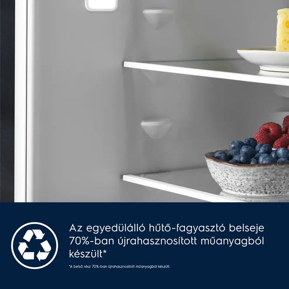 Electrolux LNA7CE18S Beépíthető Hűtő alulfagyasztós NF kép 3