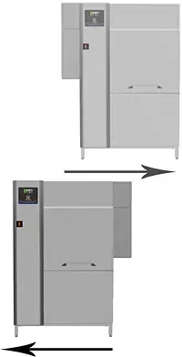 Electrolux professional EDR150EC5 Mosogatás green&clean EDR folyamatos üzemű kosaras mosogatógép, 150 kosár/óra, elektromos, 50Hz Fő kép