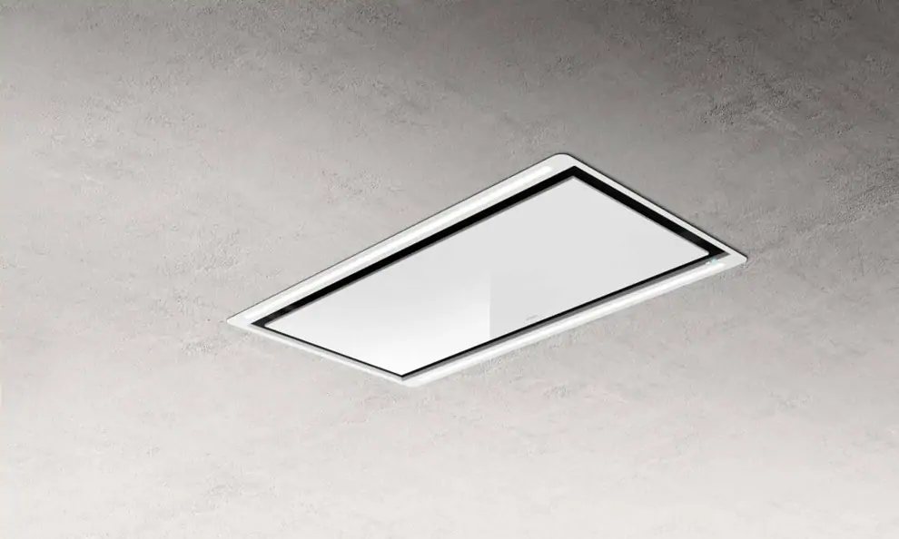 Elica HILIGHT GLASS H30 WH/A/100 mennyezetbe építhető páraelszívó kép 2