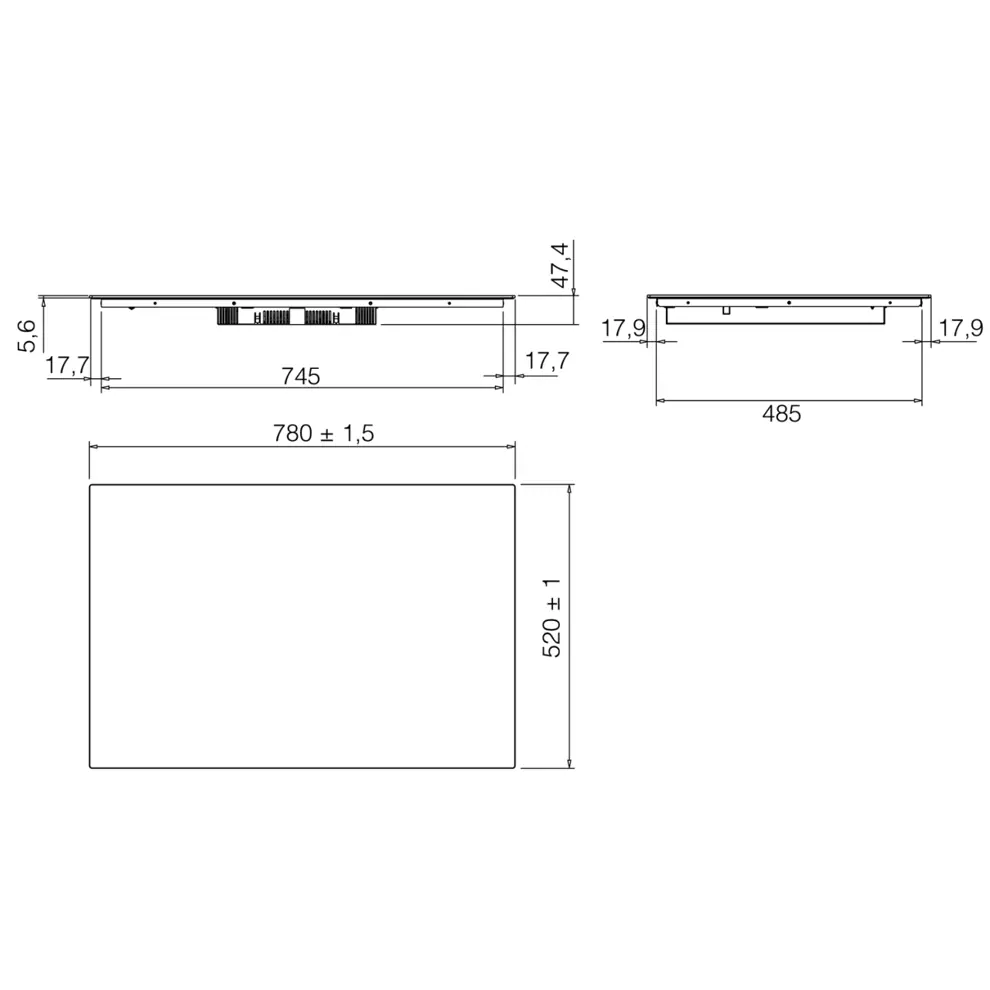 Elica PRF0199855 beépíthető indukciós főzőlap kép 2