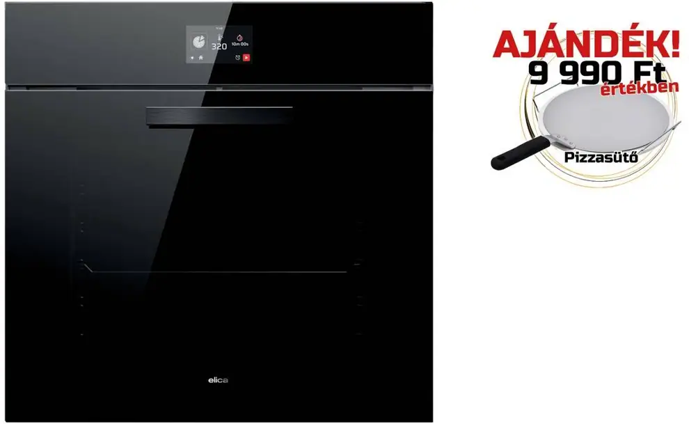 Elica VIRTUS MULTI 60 TFT PYRO BL ! beépíthető önálló sütő Fő kép