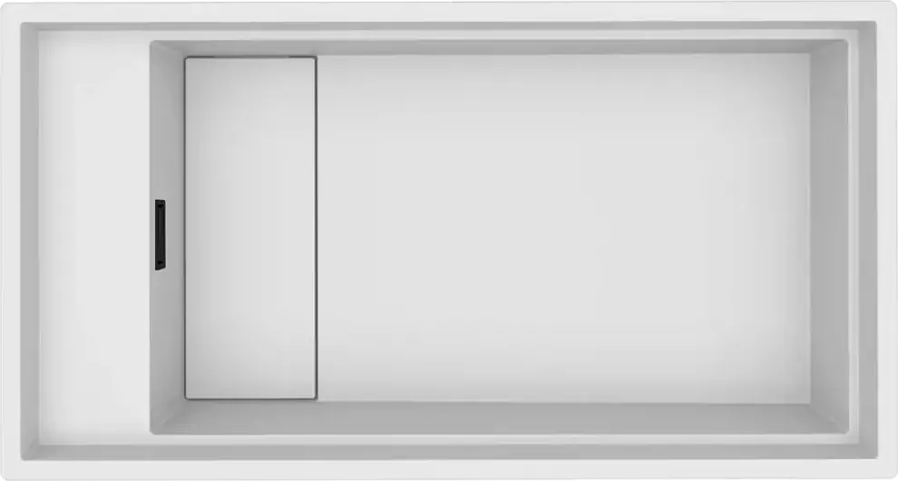 Elleci Dialogo 360 Workstation K96 White inox tartozékokkal Keratek Plus mosogatótálcák Fő kép