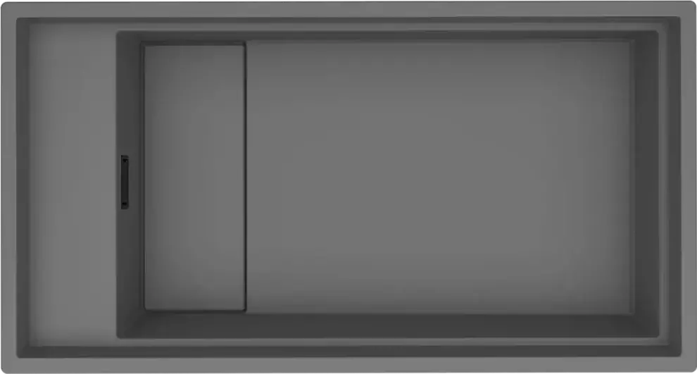 Elleci Dialogo 360 Workstation K99 Dark Grey inox tartozékokkal Keratek Plus mosogatótálcák Fő kép