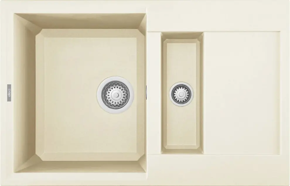 Elleci Easy 325 G62 bianco antico (LGY32562) Gránit mosogatótálcák Fő kép
