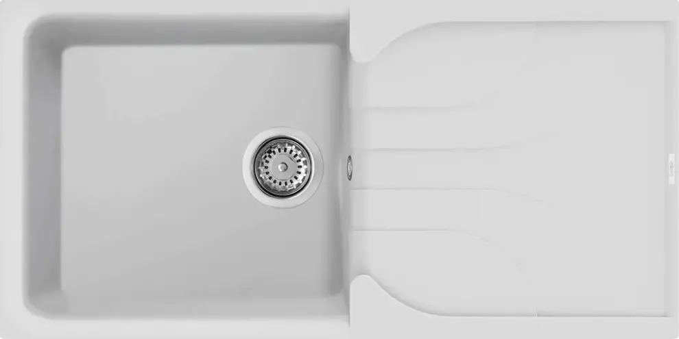 Elleci Ego 480 G68 bianco (LGE48068) Gránit mosogatótálcák Fő kép