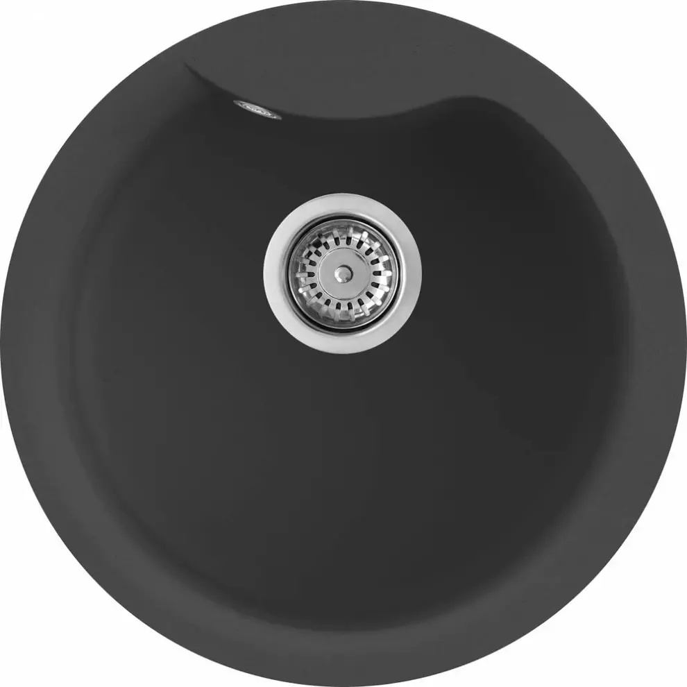 Elleci Ego Round G59 antracite (LGEROU59) Gránit mosogatótálcák Fő kép