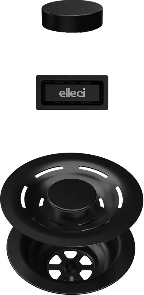 Elleci FLOW-PRO OPEN TWIST (tekerős) automata dugókiemelő egymedencés mosogatókhoz - ÚJ!-2 Leeresztők, szűrők, szifonok Fő kép