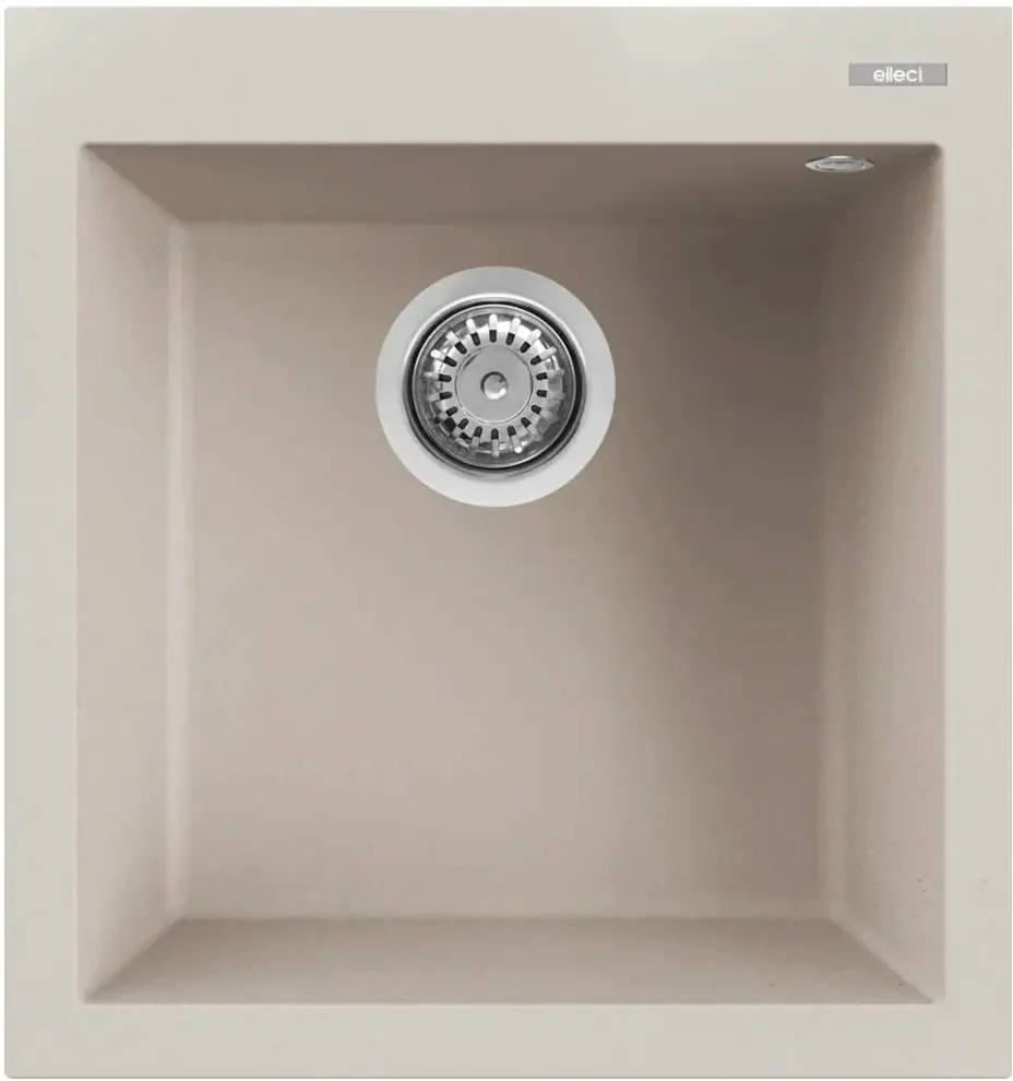 Elleci Quadra 102 - ÚJ!  G39 bianco soft (LGQ10239) Gránit mosogatótálcák Fő kép