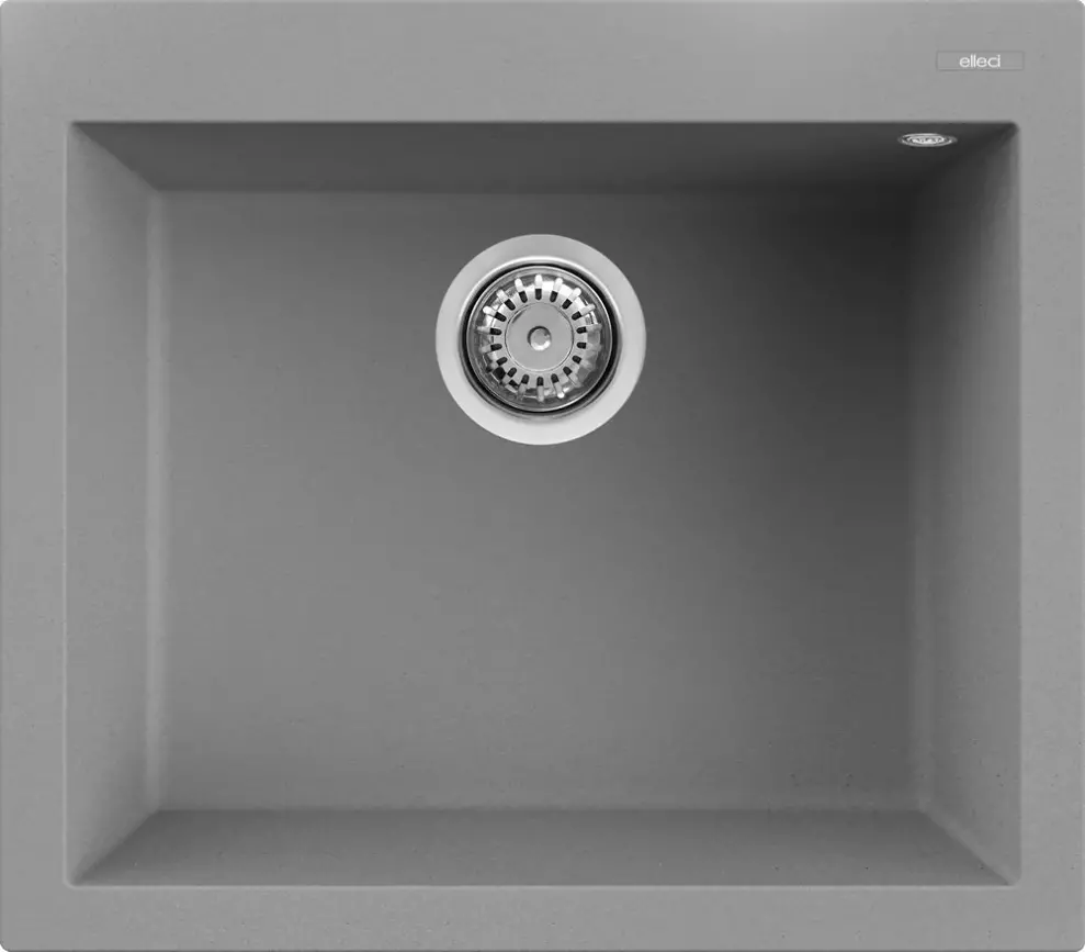 Elleci Quadra 105 G48 cemento (LGQ10548) Gránit mosogatótálcák Fő kép