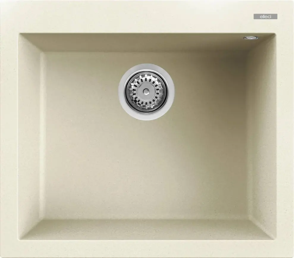 Elleci Quadra 105 G62 bianco antico (LGQ10562) Gránit mosogatótálcák Fő kép