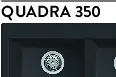 Elleci Quadra 350  G68 bianco (LGQ35068) Gránit mosogatótálcák kép 2