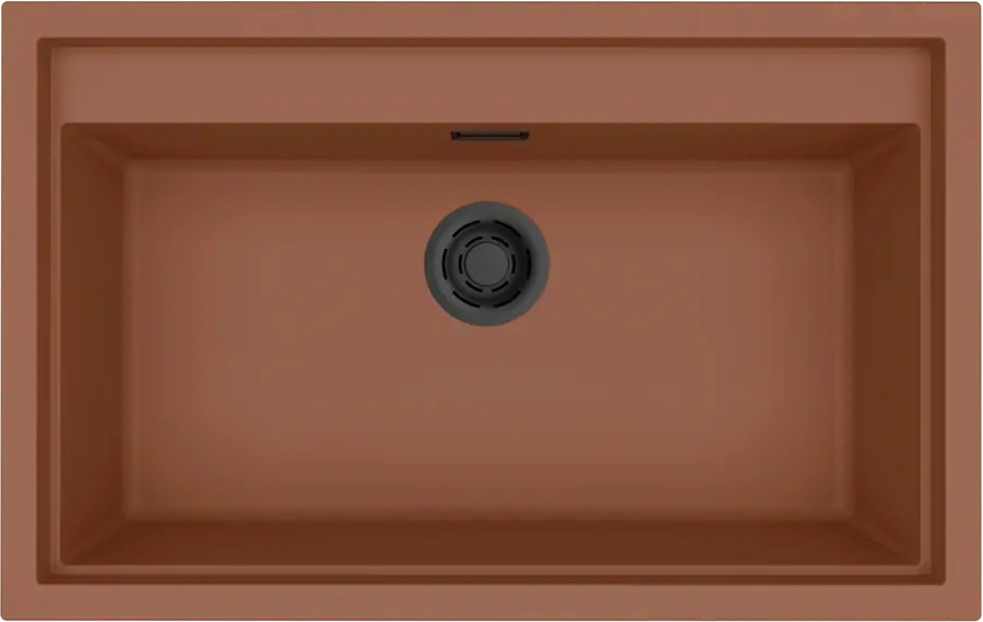 Elleci Sintesi 130 K83 Cavern Clay fekete tartozékokkal Keratek mosogatótálcák Fő kép