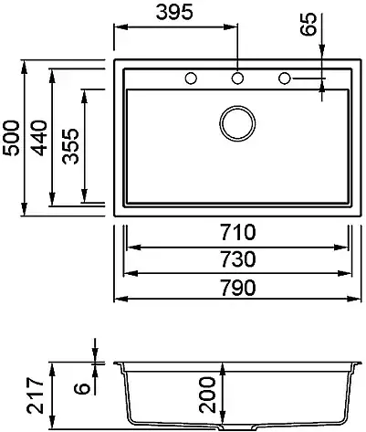Elleci Sintesi 130 K99 Dark Grey fekete tartozékokkal Keratek Plus mosogatótálcák kép 2