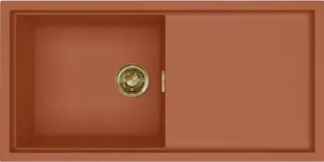 Elleci Sintesi 480 K83 Cavern Clay arany tartozékokkal Keratek mosogatótálcák Fő kép