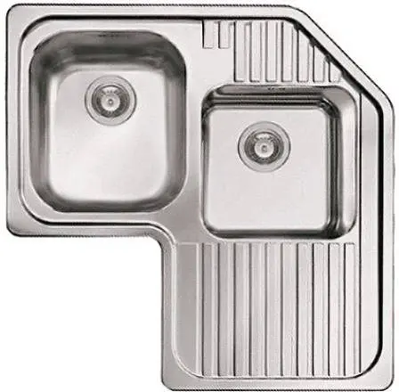 Elleci Sky Corner medence bal oldalt Inox (LIKCORSACSX) Rozsdamentes mosogatótálcák Fő kép