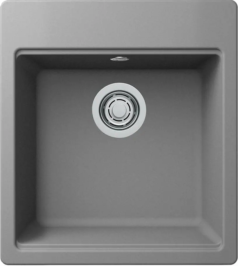 Elleci Time 102 G48 cemento (LG210248) Gránit mosogatótálcák Fő kép