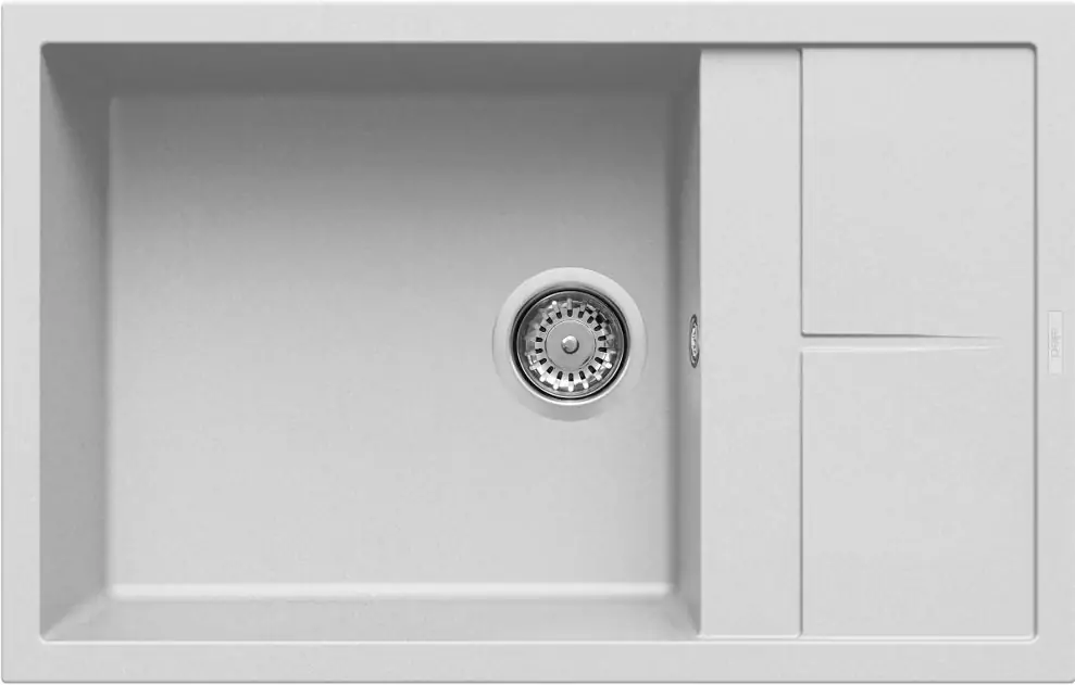 Elleci Unico 310  G68 bianco (LGU31068) Gránit mosogatótálcák Fő kép
