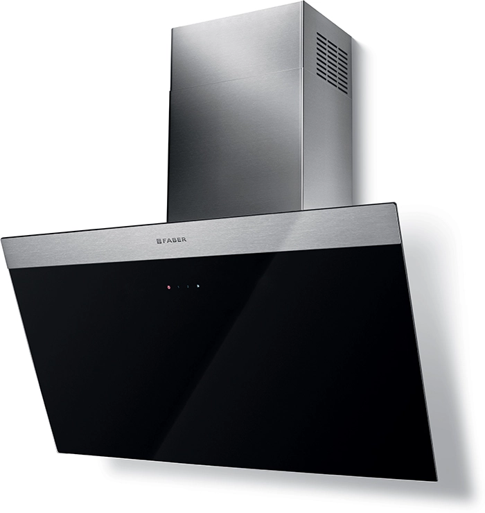 Faber DAISY + BK A80 INOX-FEKETE kürtős páraelszívó Fő kép