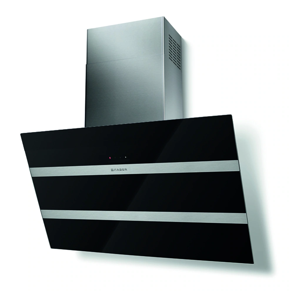 Faber STEELMAX EV8 LED BK/X A80 INOX-FEKETE kürtős páraelszívó Fő kép